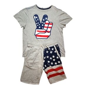 Boy's Shorts and Shirt Set Size Large